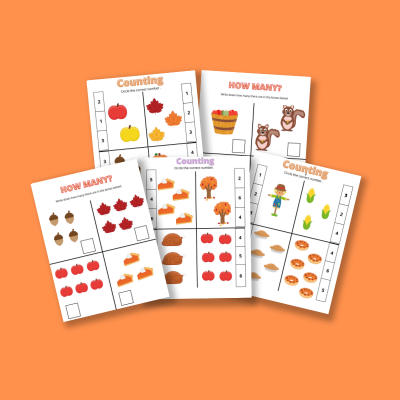 Fall Preschool and Kindergarten Worksheets - Pica's Printables