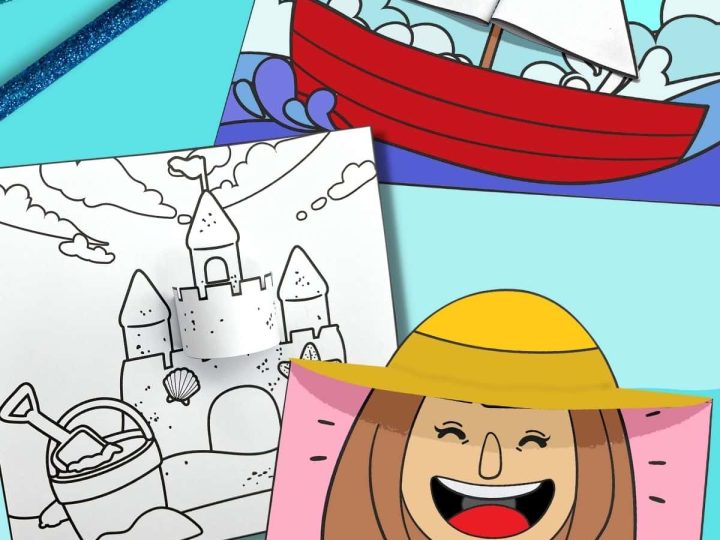 Image for 3D Summer Coloring Pages (Lots of Fun Free Printables!)
