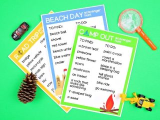 Image for Summer Scavenger Hunts: 3 free printable scavenger hunts for summer!