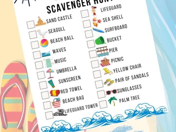 Image for Beach Scavenger Hunt (Free Printable)