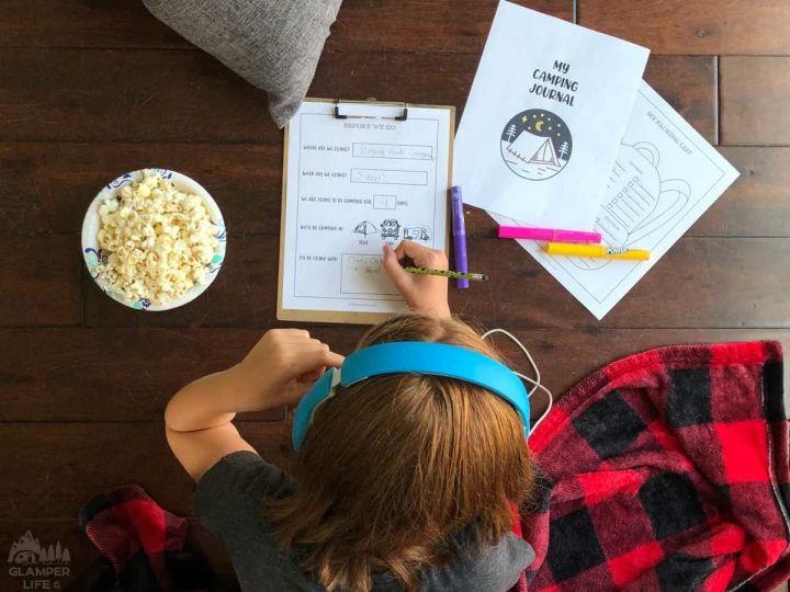 Image for Free Printable Camping Journal for Kids – 10 Pages!