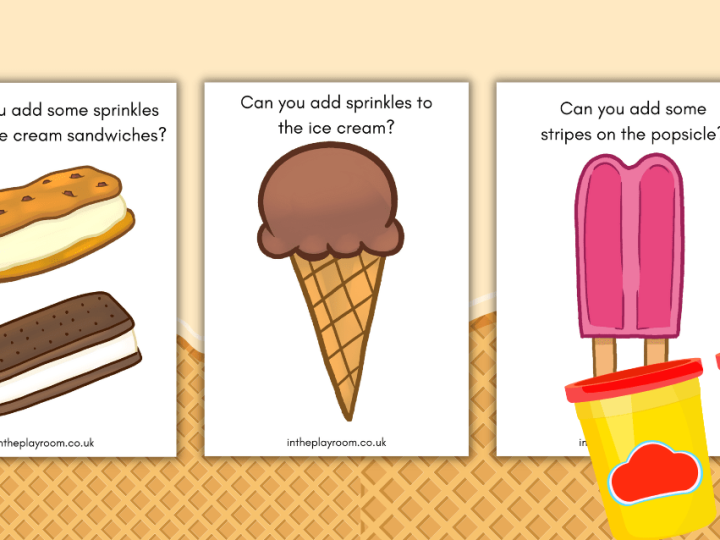 Image for Decorate the Ice Cream Play Dough Mats