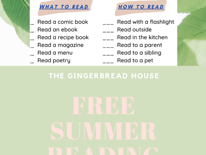 Image for Free Summer Reading Challenge checklist