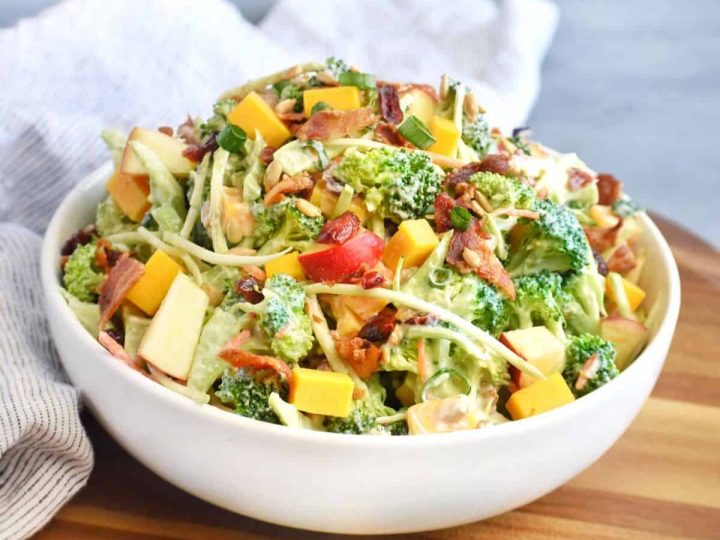 Image for Skinny Broccoli Salad with Greek Yogurt