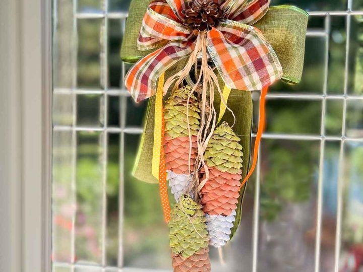 Image for DIY Candy Corn Decor with Pine Cones