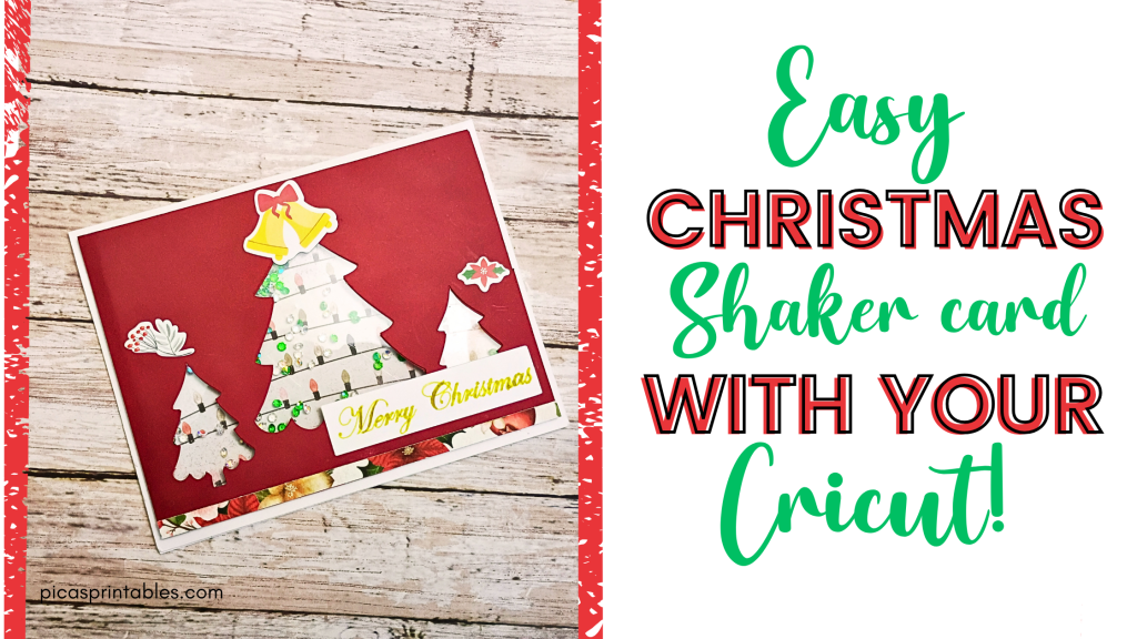 How to Make a Christmas Shaker Card with Your Cricut