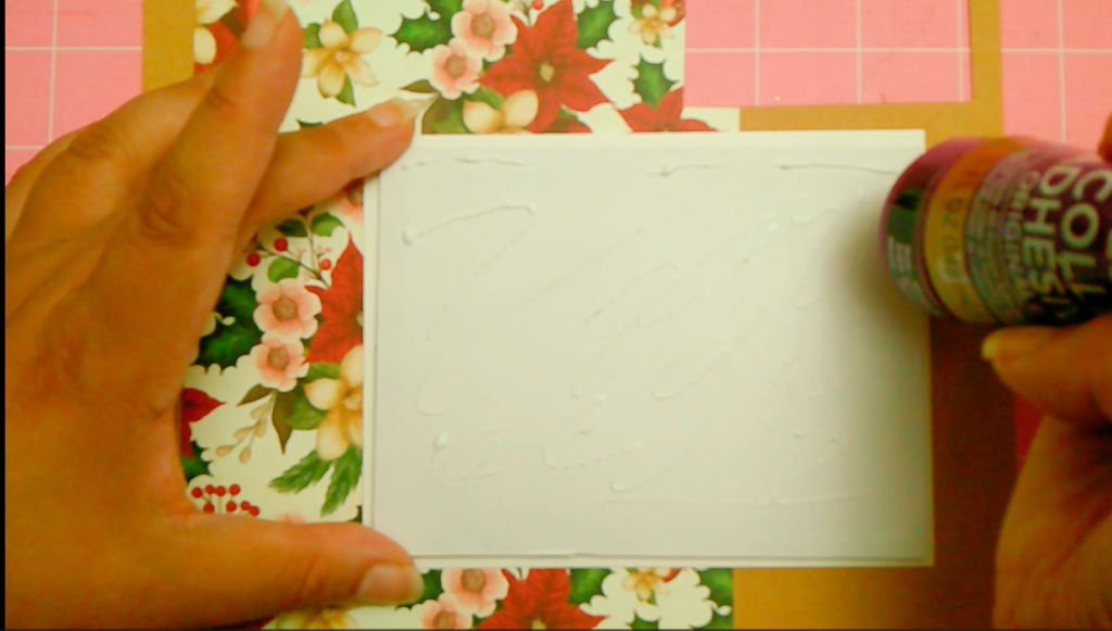 Cricut Christmas shaker card