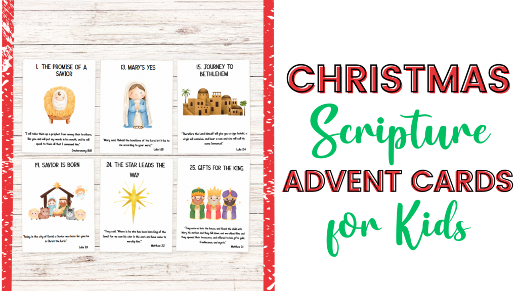 Christmas advent cards